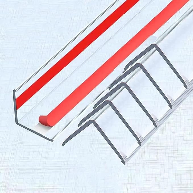 Clear Self-Adhesive Wall Corner Guards Walls Edge Protector & Corner Protectors for Wall, Furniture Corner, Door Easy to Install for Baby (6, 1in x 39.5in)