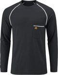 WORKWEYA FR Shirts Flame Resistant Shirt 6.5oz Men's NFPA 2112/CAT2 Long Sleeve Shirt