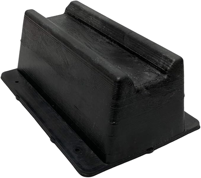 USA Made BULLKE 8-Pack Rooftop Pipe Support – 11.75" x 8" – 1000 lbs Capacity – UV-Resistant, Strong & Durable Plastic Blocks – Ideal for Conduit & PVC Support