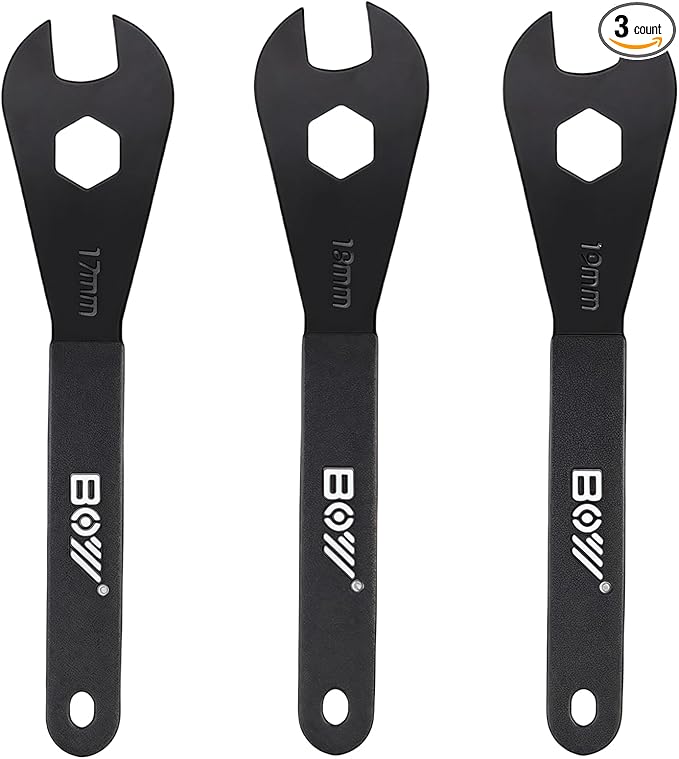 Bike Cone Thin Wrench Set Tool for Bicycle Wheel Hub Axle Nut Install Remover Cycling Spanner Hub Repair Removal Tool