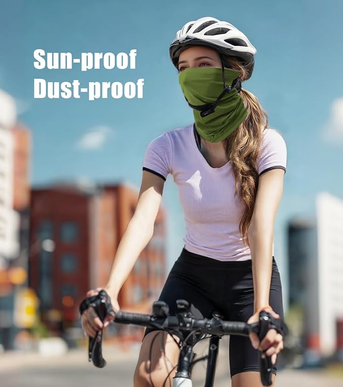Fishing Neck Gaiter, Sun Protection Face Mask, Cooling Neck Shield Scarf Cycling Balaclava Bandana for Men and Women