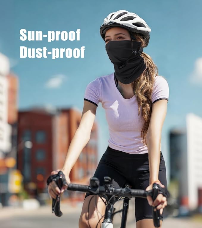 Fishing Neck Gaiter, Sun Protection Face Mask, Cooling Neck Shield Scarf Cycling Balaclava Bandana for Men and Women
