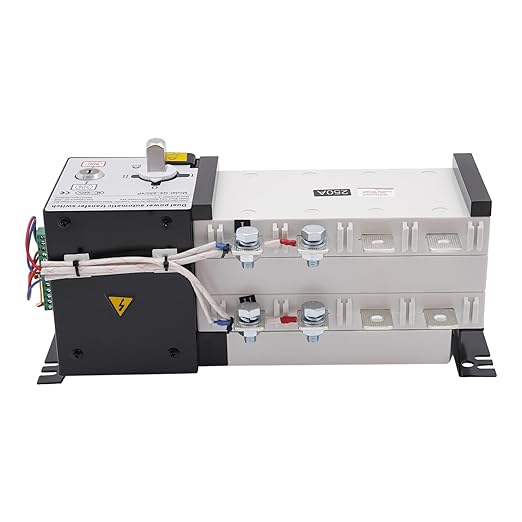 Dual Power Automatic Transfer Switch 4P 250A ATS Dual Power Generator Changeover Switch 110V Mini Electrical Selector Switches