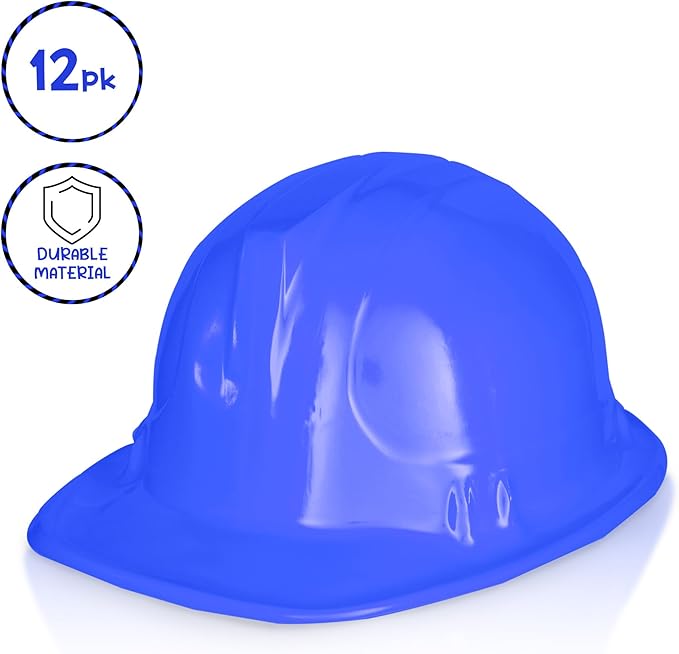 Windy City Novelties 12-Pack Construction Hats - Versatile Party Favors & Costume Accessories Kids Parties & Costume Props