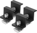 YARNOW 4pcs Solar Panel Mounting Brackets Solar Panel Ground Mount Bracket for Installation
