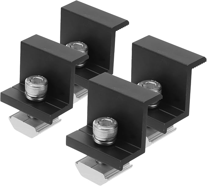 YARNOW 4pcs Solar Panel Mounting Brackets Solar Panel Ground Mount Bracket for Installation