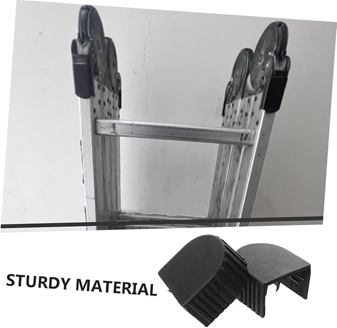 Garneck 4pcs Ladder Foot Protection Caps Non-Slip Cushion Pads for Telescopic Folding Ladders Easy to Install Versatile and Slip-Resistant Accessories for Enhanced Safety