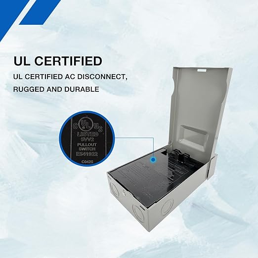 Z ZDS-60F Pull-Out Disconnect Switch 60A 240V Fused