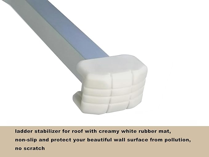 Ladder Stabilizer Accessory for Roof Gutter, Wing Span/Wall Ladder Standoff, Heavy Duty Extension Ladder Stabilizer, Easy Use, 375 lbs Weight Rating