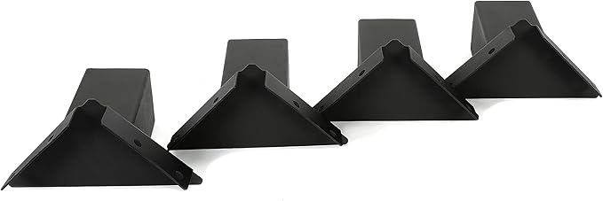 ECOTRIC Deer Stand Brackets 4x4 Deer Blind Brackets, 4Pcs Compound Angle Platform Bracket for Deer Hunting, Shooting Shack, Observation Decks, Tree Houses, Swing Sets, Outdoor Platforms