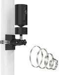 Camera Mount Pipe Mounting Bracket for Stick Up Cam/Pro/Battery with Pan-Tilt, R ing Indoor Camera, Spotlight Cam, Spotlight Camera Plus/Pro Surveillance Camera & Solar Panel (Black)
