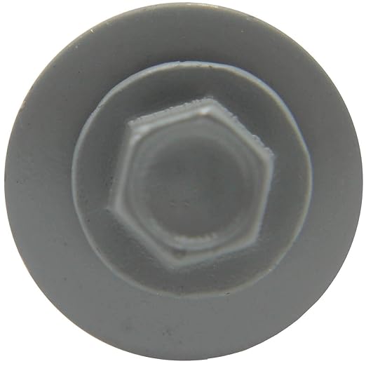 Metal Roofing Screws: (250) 12 x 1-1/2" Pewter Gray Hex Sheet Metal Roof Screw. Sharp Point Metal to Wood siding Screws. 5/8" EPDM Washer.