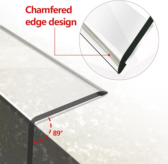 Wall Corner Protector - 8PCS, 31.5"x1.18" - Self Adhesive Clear Corner Protectors for Walls, Cabinet Doors, Edge Protector Trim; Easy to Install Corner Guards for Walls (80cm x 3cm)