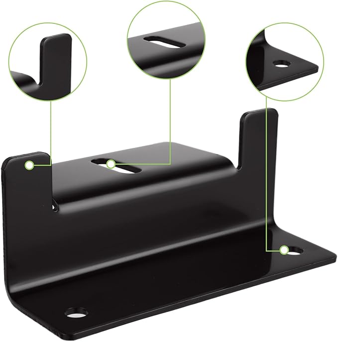 16PCS Solar Panel Mounting Brackets Black Solar Panel z Brackets Lightweight Aluminum Corrosion-Free for RVs, Trailers, Vans, Campers, Boats, Walls, Roof Solars Panels Mounting Z Bracket