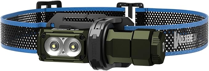 WUBEN Army Green Battery Extension Tube for Flashlight(Model: E7), for Outdoor/Indoor Activities Camping, Hiking, Fishing, Walking, etc.