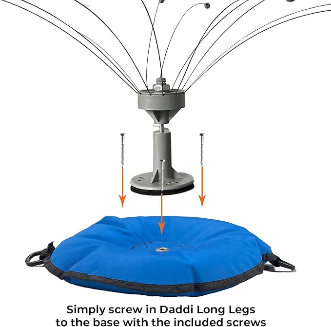 Bird Barrier Sand Bag Boat Base – for Use with Daddi Long Legs | Portable and Easy to Move Around | Keep Birds Away from Your Boat - Daddi Long Legs Sold Separately