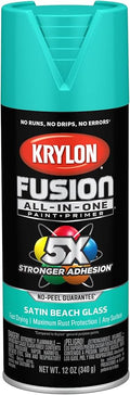 Krylon Fusion All-In-One Adhesive Spray Paint for Indoor/Outdoor Use, 12 oz, Beach Glass
