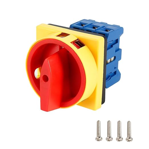 Changeover Switch SYW30-25 2 Positions 6 Terminals Universal Rotary Cam Selector Latching Switches 660V 25A