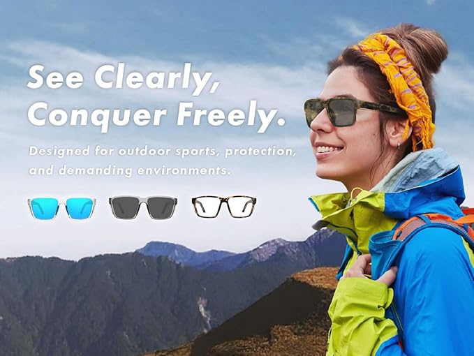 VETRA Z87+ Certified Safety Glasses HD High Contrast UV400 Side Shield Anti-Oil Coating Stylish Eyewear