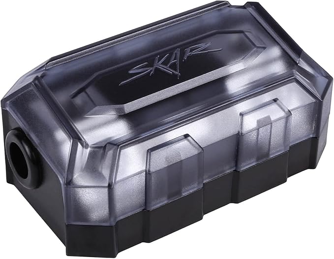 Skar Audio 1/0 or 4 Gauge Pro Series in-line ANL Fuse Holder (SK-Fuse-BLK-PROANL)