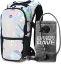 RAVERUNNER® Anti-Theft Hydration Backpack | Festival Approved Rave Backpack for Concert Goers, Leak-Free Festival Water Backpack for EDC, Rave Hydration Pack