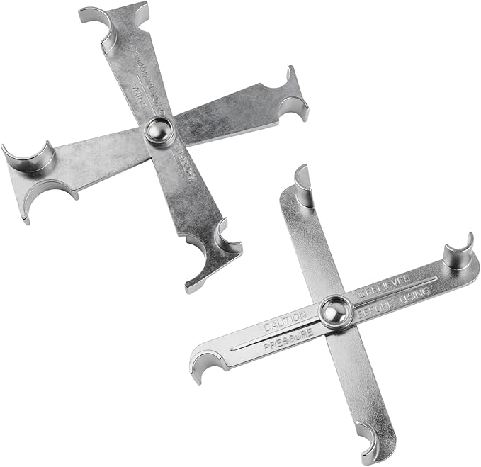 2PCS Scissor Fuel Line Disconnect Tool Set,4-in-1 & 2-in-1 Fuel Filter Removal Tool for Quick Removal 3/4" 5/8" 1/2" 3/8" and 5/16" Fuels Lines,Multi-Function Fuels Line Removals Tools