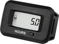 Jayron Digital Hour Meter AC/DC 5-277V - Initial Hours Settable, Dual Resettable Timers, IP68 Waterproof Maintenance Tracker for Lawn Mower Tractor Generator