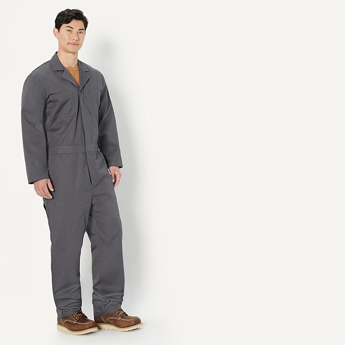 Amazon Basics Men's Men's Long Sleeve Workwear Coveralls