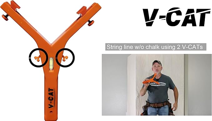 VCAT – Vinyl Siding Installation Tool | Ensures Straight, Even Siding in Half the Time| DIY & Professional Siding Alignment & Leveling | Contractor-Grade Precision | Home Improvement Siding Tool