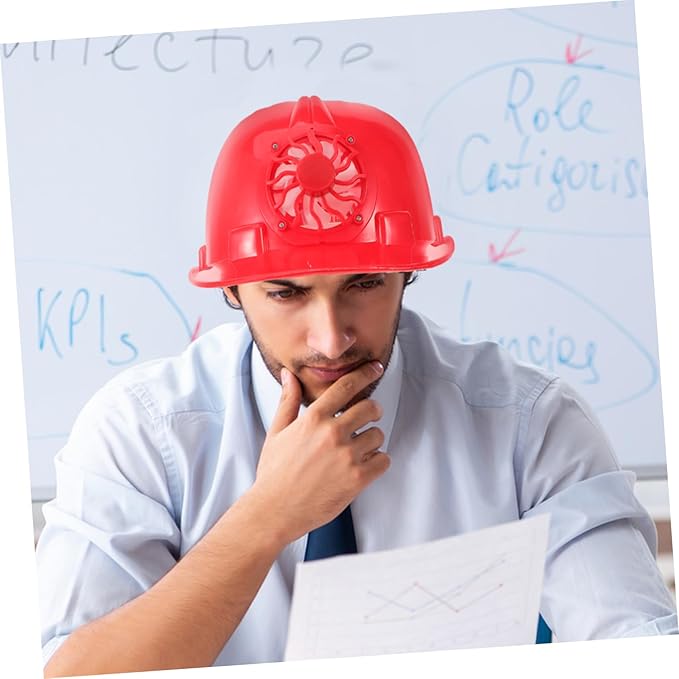 Solar-powered Fan Hard Hat for Construction Workers Cooling Helmet Breathable Design for Outdoor Work Protective Safety Cap for