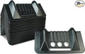 ENJ 20 Pack Black Flatbed Edge Protectors for Cargo Loads Corner Protectors Flatbed Used Together with Webbing to Protect Cargo
