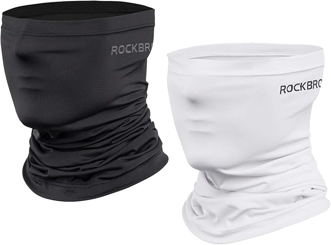 ROCKBROS Cooling Neck Gaiter Bandana Face Mask for Men Neck Gaiters Summer Half Face Scarf Cover Sun UV Protection