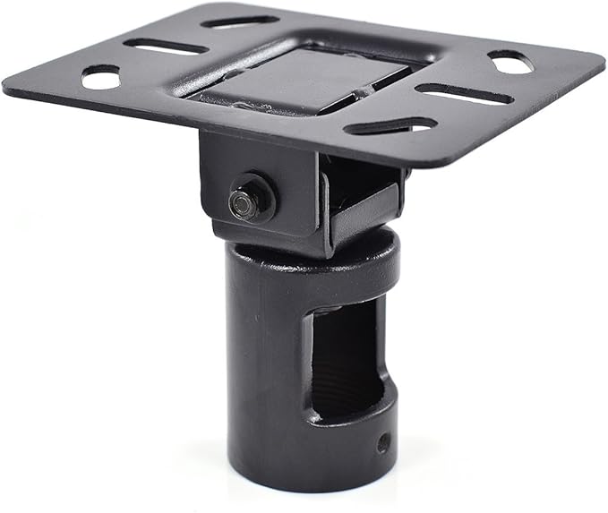 InstallerParts Adjustable Slanted Ceiling Plate for 1.5" NPT Pipe Ceiling Mount – Compatible with All InstallerParts 1.5" NPT TV Mounts