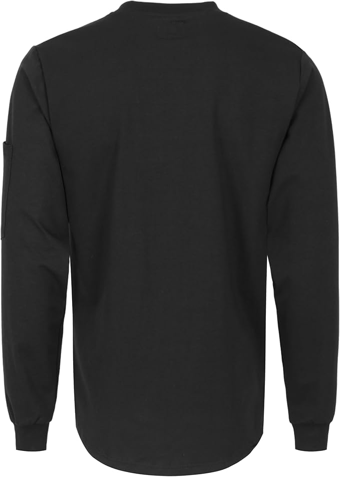 KONRECO FR Shirts for Men Crewneck 6oz Jersey Lightweight Flame Resistant Work T Shirt NFPA2112 CAT2