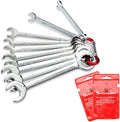 SPEEDWOX Mini SAE Wrench Set, 10-Piece, Open/Box End, Made of High Carbon Steel, Heat Treated for Strength and Durability