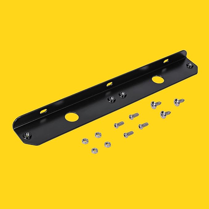 LAMPHUS Dual Parallel L-Shaped Mounting Bracket PlanarFlash Lighthead [Rust Resistant] [Powder Coated] [Fits up to 2 PlanarFlashes] - Perfect for Pickup Trucks, ATVs, and Cars
