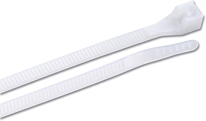 Gardner Bender 45-515 Nylon Heavy-Duty Cable Tie, 15 Inch., 120 lb. Tensile Strength, Wire / Wrap / Industrial & Household Use, Zip Tie, 10 Pk., Natural White