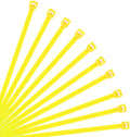 XINGO Nylon Cable Zip Ties Self Locking Plastic Wire Ties with 40 Lbs Tensile Strength for Indoor and Outdoor 12 Inch 500 Pack Yellow
