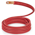 TEMCo 3/0 Gauge AWG 100 Ft Red Flexible Pure Copper Made in USA Welding Cable Battery Wire - Heavy Duty Solar, Inverter, Car, RV, Truck