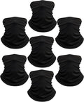 Xeoxarel Neck Gaiter, 7 Pack Cooling UV Protection, Bandana Face Mask Scarf for Men and Women