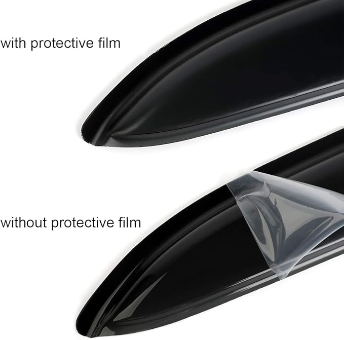 34inch 880mm Universal Sun Roof Wind Deflector, 1pcs Dark Smoke Auto Moon Sunroof Window Visor with Double Side Tape RN88
