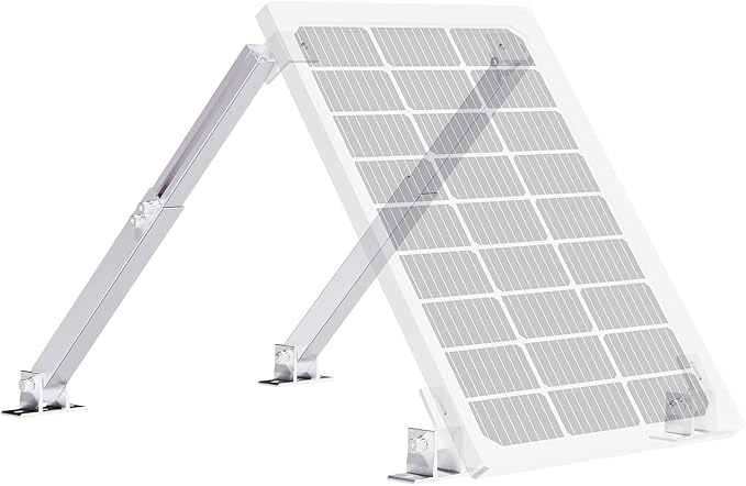 KUAFU Adjustable Solar Panel Tilt Mount Brackets Support up to 300W Solar Panel for Boats, RV, Roof on-Grid/Off-Grid Systems and Any Flat Surface Telescopic Bracket Solar Panel Pole Mount