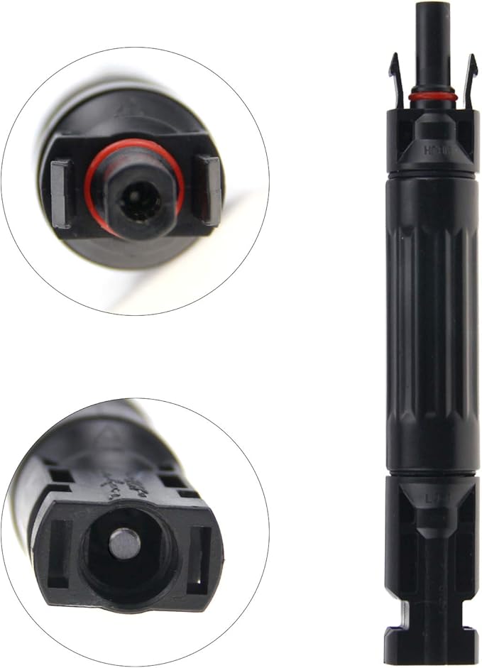 ZOOKOTO Solar Panel PV Connector with Built in 20A Fuse Waterproof Solar Panel Cable Connector
