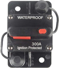 300 Amp Circuit Breaker with Manual Reset 12V-36V DC Waterproof Surface Mount for Car Audio Rv Marine Boat Truck Trolling Motors, 30-300A Car Speaker Resettable Fuse