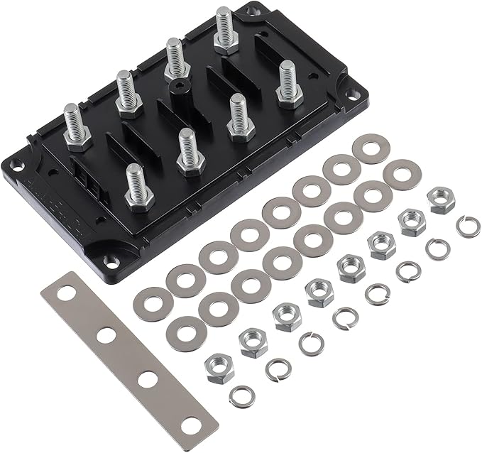 BOJACK 4-Way AMG Mega Fuse Holder (Pack of 1 ANM-B4)