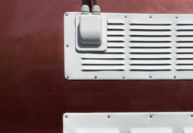 Waterproof ABS Double Cable Entry Gland for Solar Panels,Motorhomes,Caravans,Boats- for All Cable Types 6mm² to 12mm²
