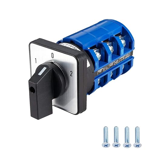 Changeover Switch LW28-63 3 Positions 12 Terminals Universal Rotary Cam Selector Latching Switches 690V 63A