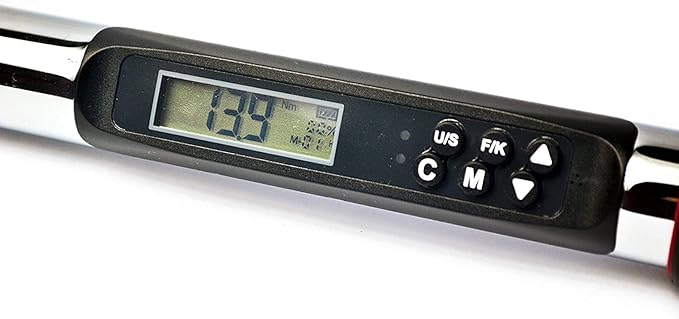 ACDelco ARM313-2A 1/4" Heavy Duty Angle Digital Torque Wrench with Buzzer and LED Flash Notification - ISO 6789 Standards with Certificate of Calibration