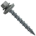 Metal ROOFING SCREWS: (250) 10 x 1-1/2" Light Gray Hex Head Sheet Metal Roof Screw. Self starting metal to wood siding screws. EPDM washer. Colored head