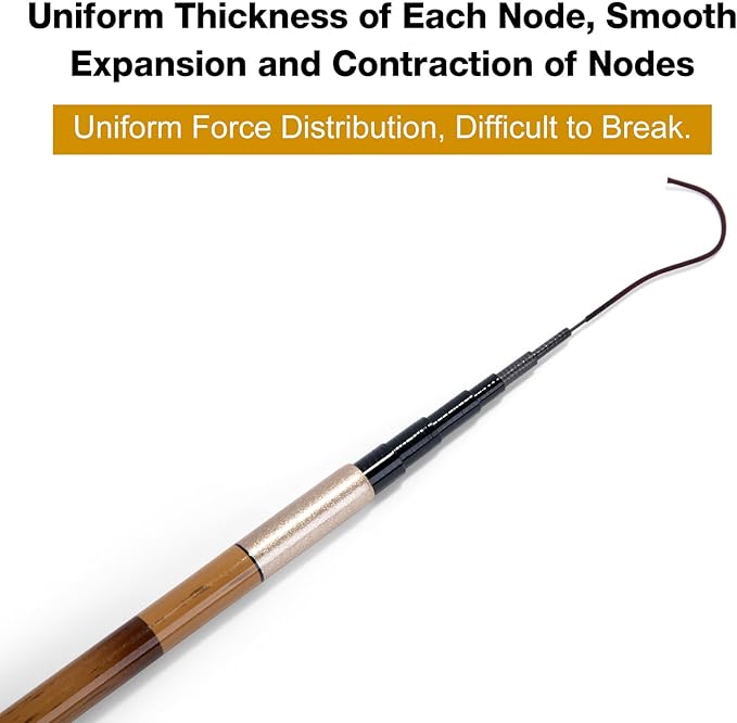 Goture Telescopic Mini Pocket Fishing Pole, Portable Fishing Hand Pole, Stream and Universal Fishing Rod, Ultralight High Strength Fishing Rods Fit for Beginners